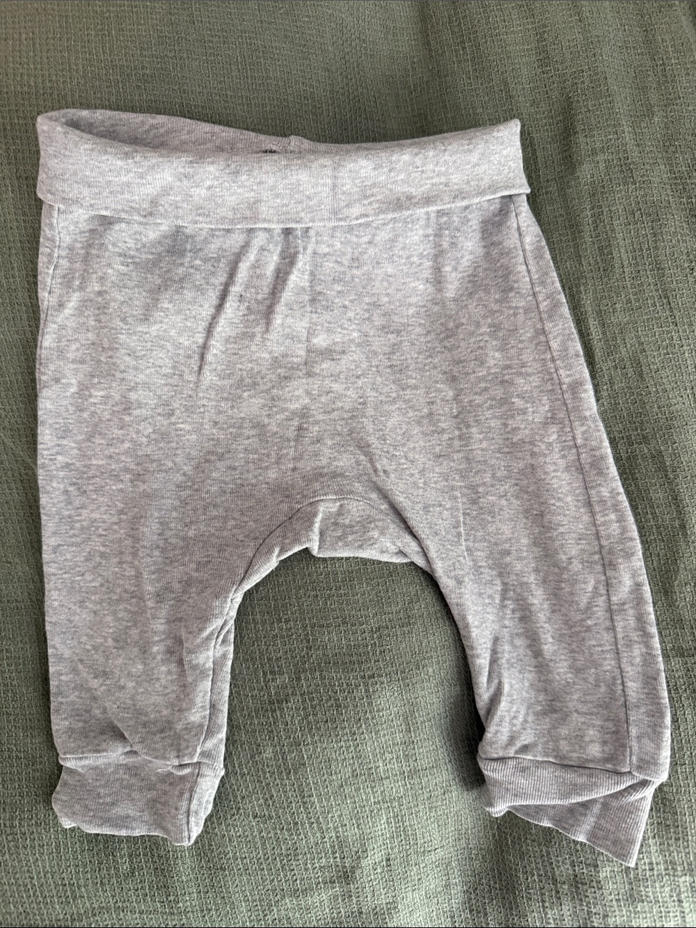 H&M Light Gray Baby Joggers organic cotton
